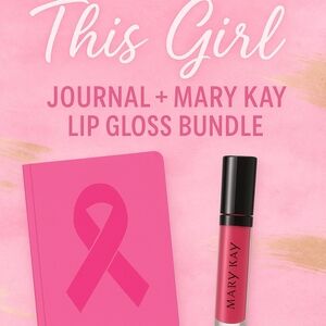 Gift Bundle 💗Breast Cancer Awareness Journal + Mary Kay Lip Gloss